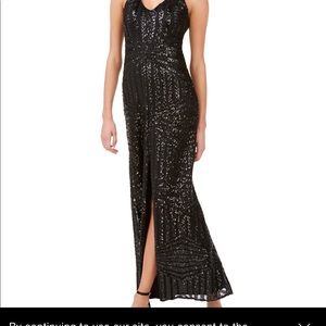 Nightway black formal dress size 4